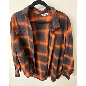 Evermore plaid button down